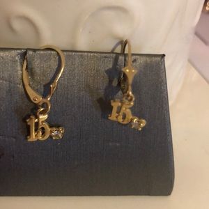 14K gold earrings